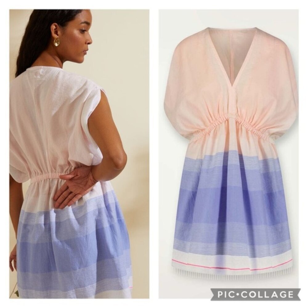 ❌❌SOLD❌❌NEW LEMLEM Alem plunge cotton dress small